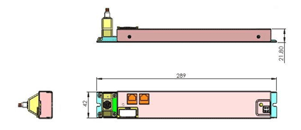 dimension of DC-DC LED Driver for decorative lighting, automotive interior lighting, architectural lighting, scenery effect